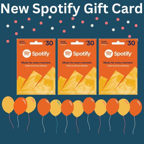 New Spotify Gift Card 2024